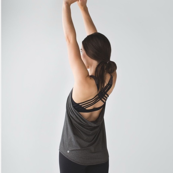 Lululemon Wild Tank Black Tank Top Size: 6 - Picture 3 of 15